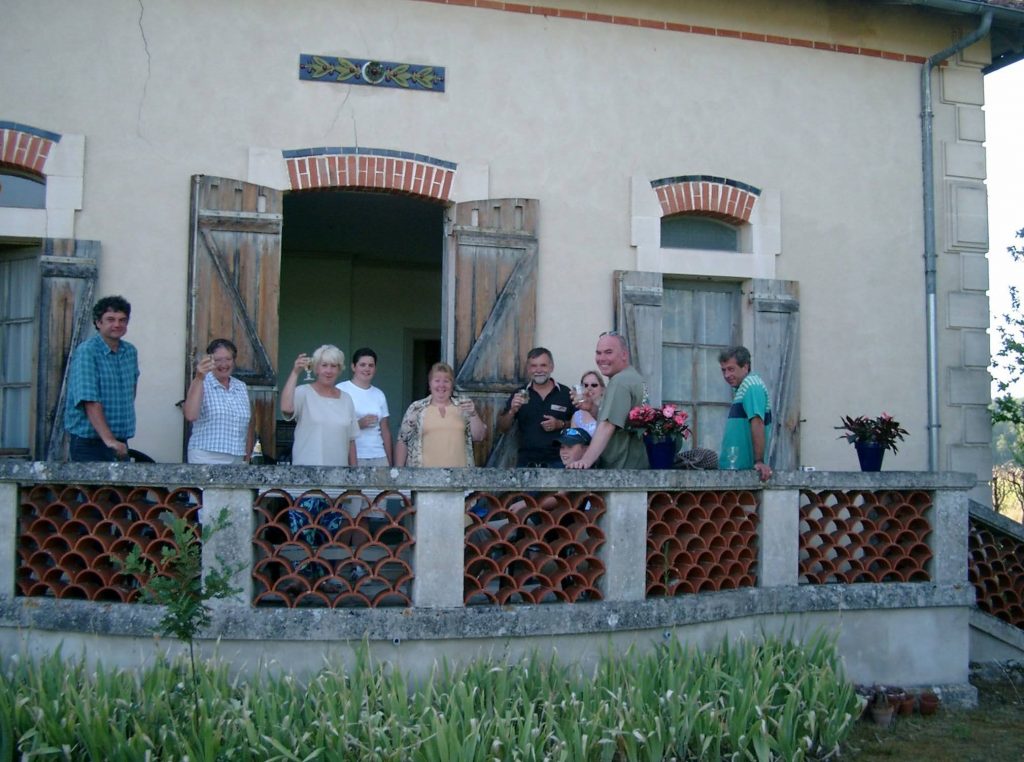 Photograph of Maison French's first party (2003)